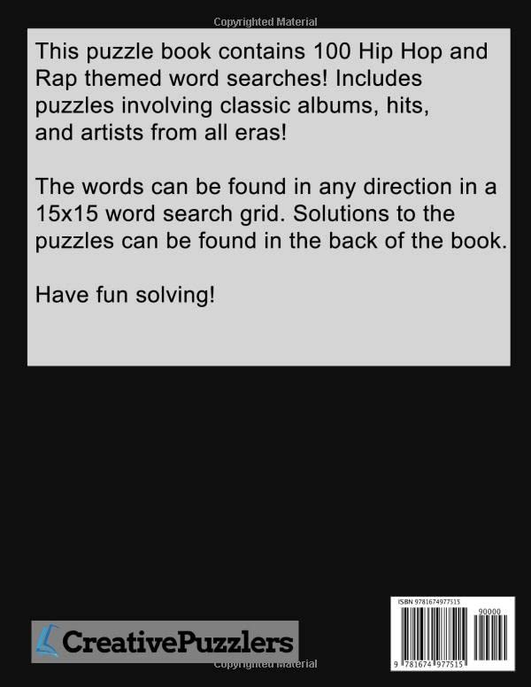 Rap and Hip Hop Word Search: Music Activity Puzzle Book Volume 1 - Image 2