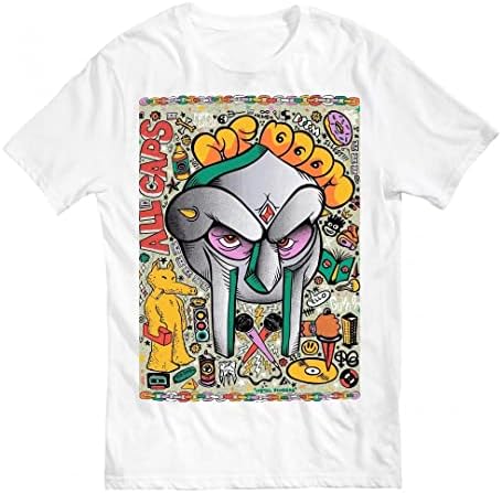 MF Doom Shirt Hip Hop Music Rapper T Shirt Men's Vintage Gift Short Sleeve T Shirts