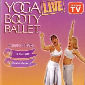 Yoga Booty Ballet Live 2 DVD set: Hip Hop Abs & Cardio Cabaret