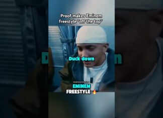 proof makes Eminem freestyle off the top #rap #shady #eminem #hiphop #music #slimshady #music