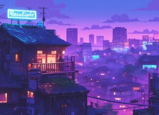 Chill Music 1980s Vibes 🌚 Lofi Hip Hop Beats Nights In Japanese Town Ambience ☔ Lofi Rain Playlist