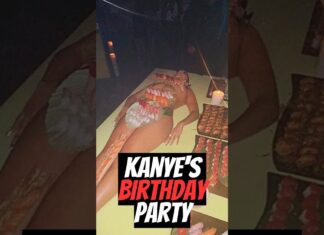 Kanye’s secret birthday footage leaked I hip hop news I #hiphopnews #rapnews #shorts