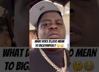 What does $1,000 mean to #BigXThaPlug ? π€ #upcomingartist #hiphopnews #moneymindset #shorts