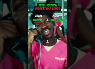 2010s vs 2020s 🔥 Biggest Rap Songs of All Time #rap #shorts #hiphop