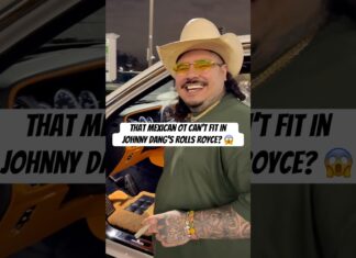 #ThatMexicanOT can’t fit in Johnny Dang’s Rolls Royce? 😱 #hiphopnews #texas #newartist #shorts