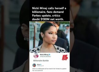 Nicki Minaj sparks billionaire debate ๐ธ๐ #NickiMinaj #BillionaireBarbie #Forbes #HipHopNews #music
