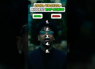 2010s VS 2020s Biggest Rap Songs#shorts