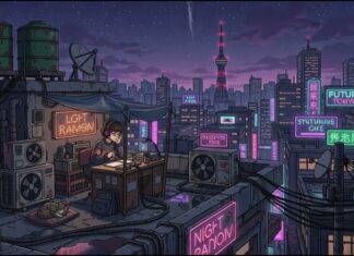 Lofi Study & Relaxing Music 🎶 Hip Hop Beats 1980s & 90s Retro Vibes 🎵 Japanese City Ambience