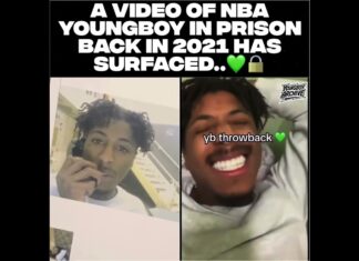 A Video of NBA YoungBoy in prison back in 2021 has surfaced 💚🔒!