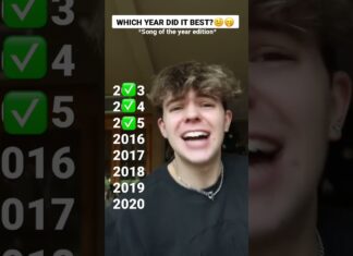 👆 WHICH YEAR DID IT BEST?🤨- Song of the year edition🤪🤭 #shorts #viral #songtest