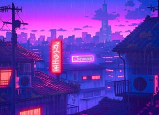 Nostalgic Vibes πΎ 1980s & 90s Retro Lofi Hip Hop Beats & Kyoto Town Ambience π Lofi Rain Playlist