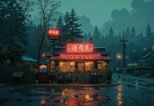 Old Tokyo Nights with Rain 🌙 1980s–90s Lofi Hip Hop Café Ambience 📼 Lofi Hip Hop & Rain Sounds