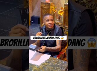 #Brorilla crashes out after hearing she owes Johnny Dang $25,000 😱 #hiphopnews #crashout #shorts