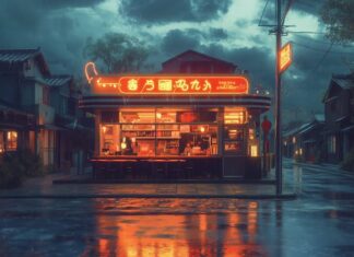 1980s Retro Streets π§οΈ Tokyo Cafe Night’s π΅ Lofi Hip Hop Mix