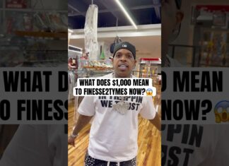 What does $1,000 mean to #Finesse2Tymes now? π± #upcomingartist #hiphopnews #moneymindset #shorts