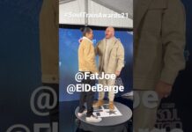 Fat Joe and El DeBarge chopped it up back stage at the #soultrainawards21 #shorts
