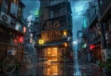 1980s & 90s Japanese Rain Streets π Lofi Hip Hop & Chillhop π Rainy Ryokan Ambience