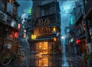 1980s & 90s Japanese Rain Streets π Lofi Hip Hop & Chillhop π Rainy Ryokan Ambience