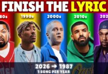 Finish The Lyric 🎤 HIP HOP EDITION | 2026 to 1987 | 1 Song Per Year (40 Years of Rap!)