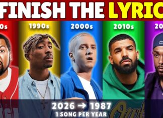 Finish The Lyric 🎤 HIP HOP EDITION | 2026 to 1987 | 1 Song Per Year (40 Years of Rap!)